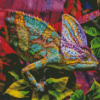 Colorful Cameleon Diamond Painting