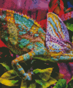 Colorful Cameleon Diamond Painting