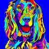 Colorful Irish Setter Diamond Painting