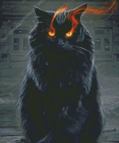 Fantasy Black Cat Diamond Painting