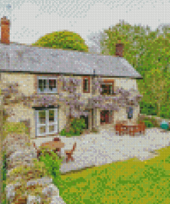 Farm Cottage Diamond Painting