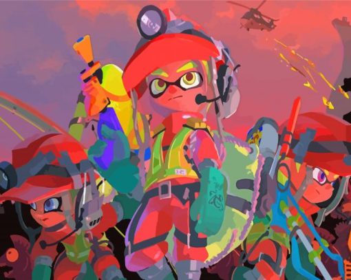 Splatoon Diamond Painting