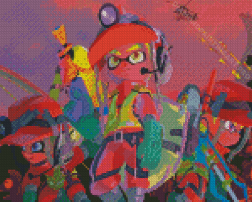 Splatoon Diamond Painting