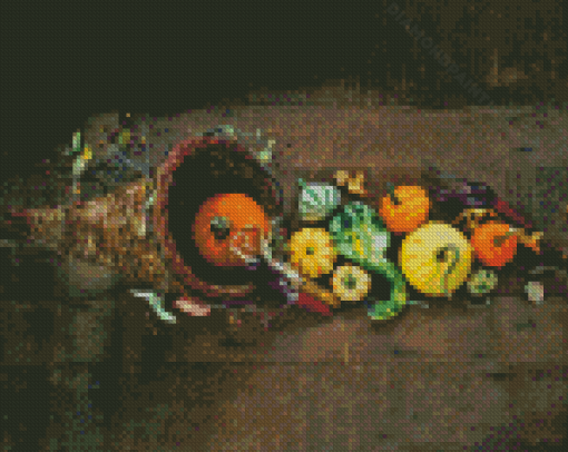 Cornucopia Pumpkins Diamond Painting