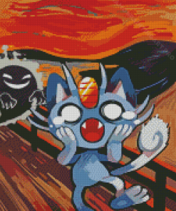 Cute Meowth Diamond Painting