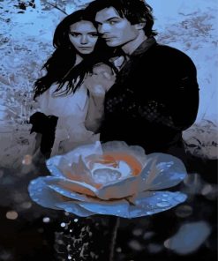 Damon And Elena Couple Diamond Painting