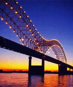 Hernando De Soto Bridge Diamond Painting