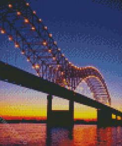 Hernando De Soto Bridge Diamond Painting