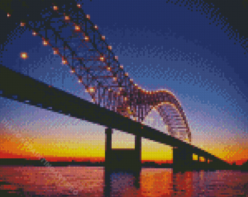 Hernando De Soto Bridge Diamond Painting