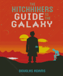 Hitchhikers Guide To The Galaxy Poster Diamond Painting