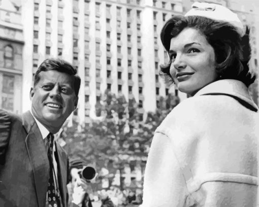 Jackie And Jfk In New York Diamond Painting