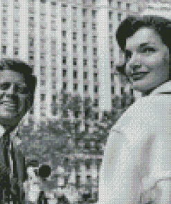 Jackie And Jfk In New York Diamond Painting