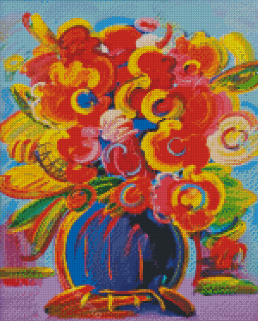 Max Vase Of Flowers Diamond Painting