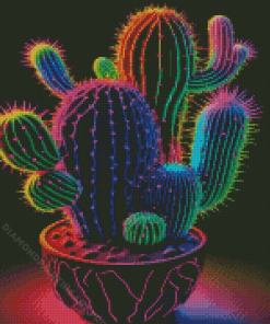 Neon Plant Diamond Painting