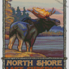 North Shore Minnesota Lake Superior Poster Diamond Painting