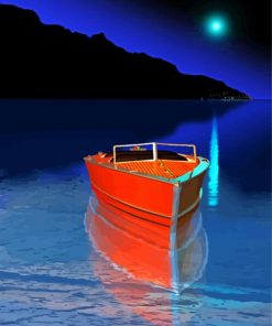 Peaceful Night Sail Diamond Painting