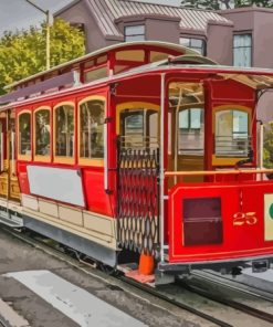 San Francisco Tramway City Diamond Painting