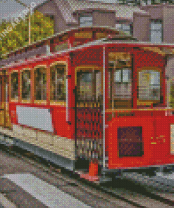 San Francisco Tramway City Diamond Painting