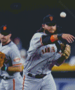 Sf Giants Baseball Players Diamond Painting