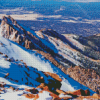 Snowy Pikes Peak Landscape Diamond Painting