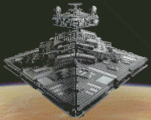 Star Destroyer Vehicule Diamond Painting