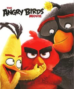 The Angry Birds The Movie Poster Diamond Painting