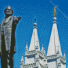 Utah Brigham Young Monument Diamond Painting