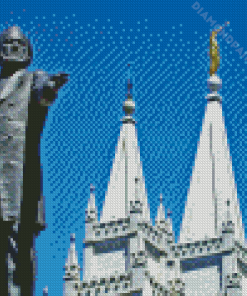 Utah Brigham Young Monument Diamond Painting