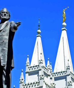 Utah Brigham Young Monument Diamond Painting