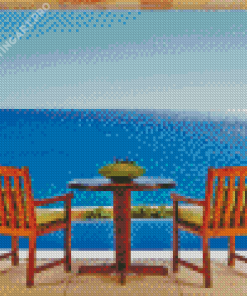 Window To Beach Diamond Painting