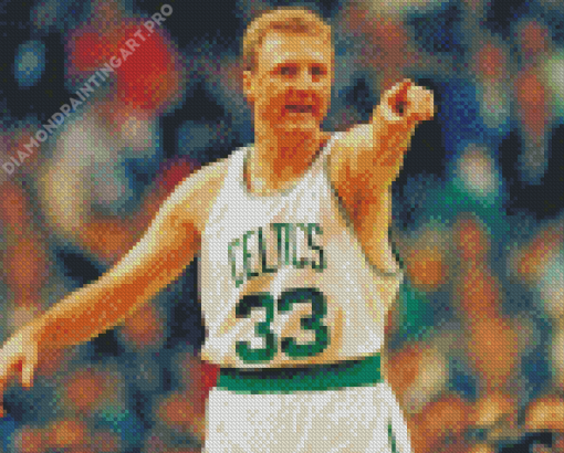 Young Larry Bird Diamond Painting