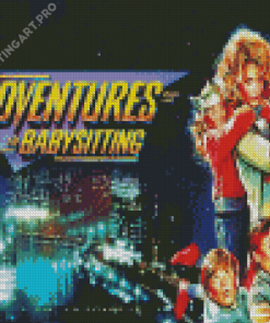 Adventures In Babysitting Poster Diamond Painting