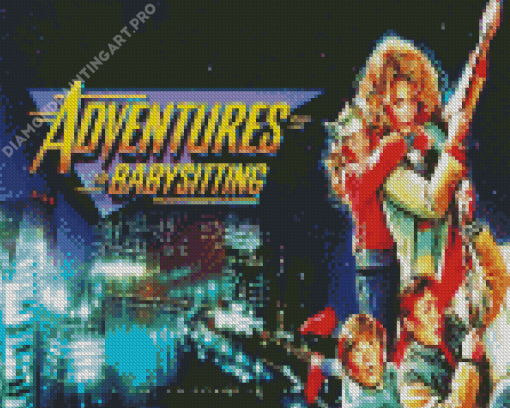 Adventures In Babysitting Poster Diamond Painting