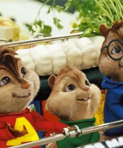 Alvin And The Chipmunks Animated Movie Diamond Painting