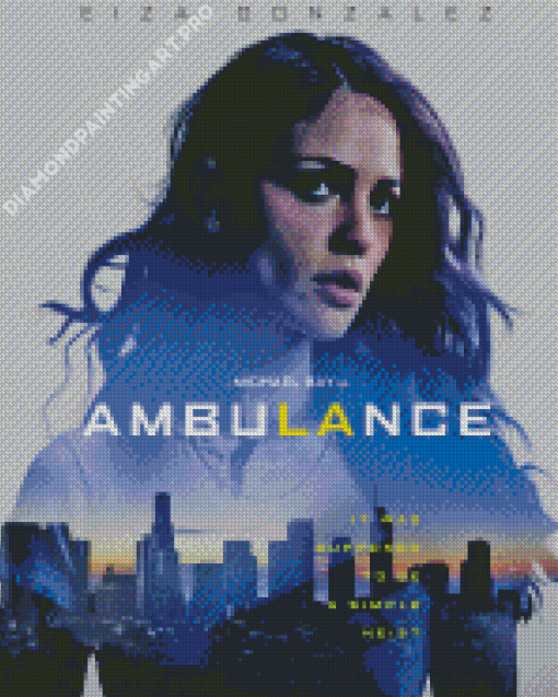 Ambulance Poster Diamond Painting