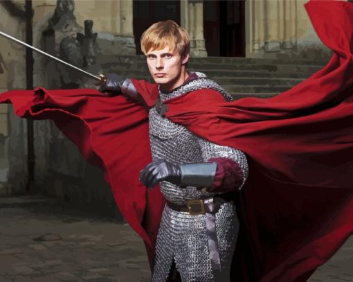 Arthur Pendragon Merlin Diamond Painting