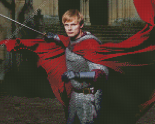 Arthur Pendragon Merlin Diamond Painting