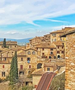 Assisi Town Italy Diamond Painting