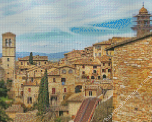 Assisi Town Italy Diamond Painting