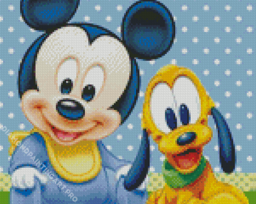 Baby Mickey Diamond Painting