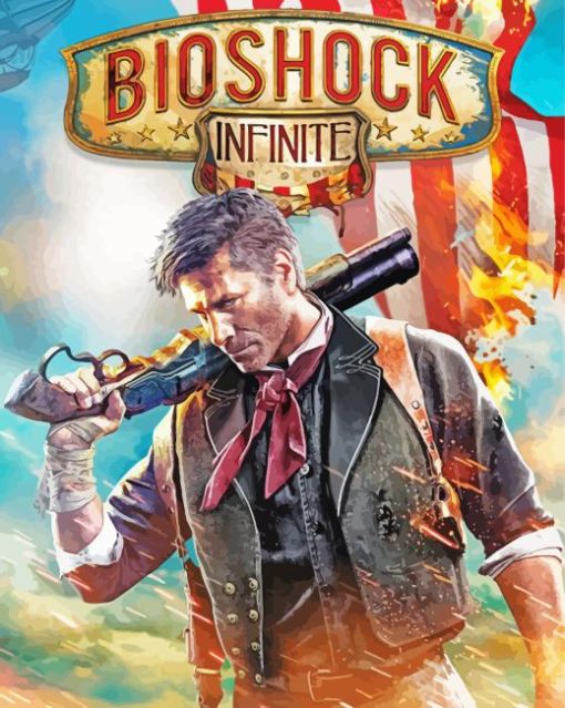 Bioshock Infinite Character Poster Diamond Painting