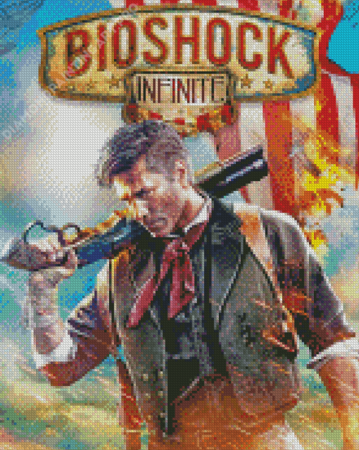 Bioshock Infinite Character Poster Diamond Painting