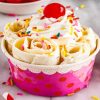 Birthday Cake Rolled Ice Cream Diamond Painting