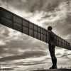 Black And White Angel Of The North Diamond Painting