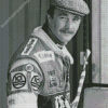 Black And White Nigel Mansell Diamond Painting