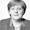 Black And White Angela Merkel Diamond Painting