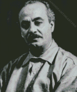 Black And White Kahlil Gibran Diamond Painting