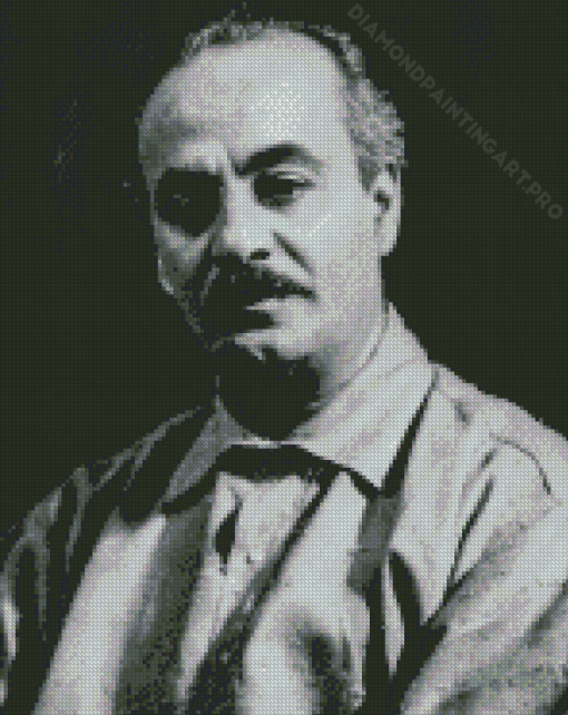 Black And White Kahlil Gibran Diamond Painting