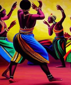 Black Women Dancing Diamond Painting