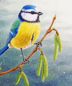 Blue Tit Bird Diamond Painting